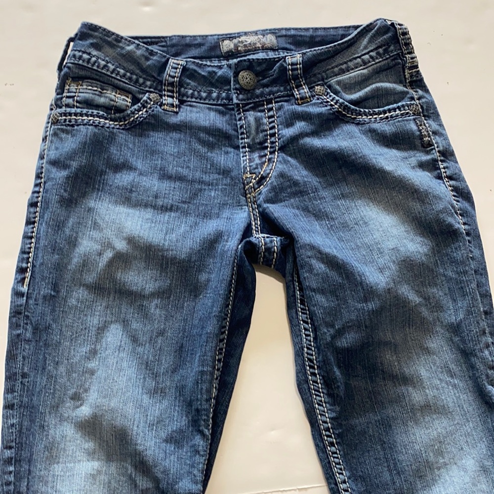 Silver Capri denim
